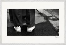 This is Where He Stood Framed print A1 (59.4 x 84.1 cm) White frame 14