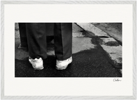 This is Where He Stood Framed print A2 (42 x 59.4 cm) White frame 12