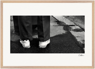 This is Where He Stood Framed print A2 (42 x 59.4 cm) Wood frame 24