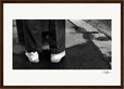 This is Where He Stood Framed print A3 (29.7 x 42 cm) Dark wood frame 36