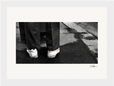 This is Where He Stood Framed print 13x18 cm / 5x7″ White frame 6