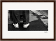 This is Where He Stood Framed print 21x29.7 cm / 8x12" Dark wood frame 34