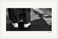 This is Where He Stood Framed print 30x45 cm / 12x18″ White frame 11