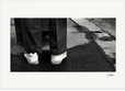 This is Where He Stood Framed print 70x100 cm / 28x40″ White frame 18