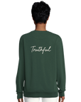 Truthful - "Have a Looksie" Sweatshirt Bottle Green 6