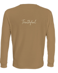 Truthful - "Have a Looksie" Long sleeve dark beige XS 2