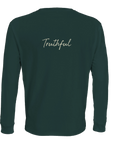 Truthful - "Have a Looksie" Long sleeve green empire XS 2