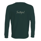 Truthful - "Have a Looksie" Long sleeve green empire XS 2