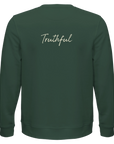 Truthful - "Have a Looksie" Sweatshirt Bottle Green XS 23