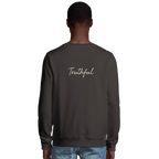 Truthful - "Have a Looksie" Sweatshirt deep charcoal grey XS 4