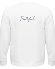 Truthful - "Have a Looksie" Sweatshirt White XS 5
