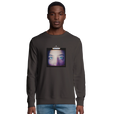 Truthful - "Have a Looksie" Sweatshirt deep charcoal grey 3