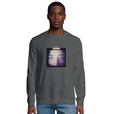 Truthful - "Have a Looksie" Sweatshirt Grey Melange 3