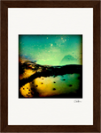 Underwater Flight Framed print 13x18 cm / 5x7″ Dark wood frame 34