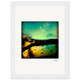Underwater Flight Framed print 13x18 cm / 5x7″ White frame 15