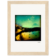 Underwater Flight Framed print 13x18 cm / 5x7″ Wood frame 21