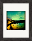 Underwater Flight Framed print 15x20 cm / 6x8″ Black frame 34