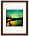 Underwater Flight Framed print 15x20 cm / 6x8″ Dark wood frame 37
