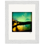 Underwater Flight Framed print 15x20 cm / 6x8″ White frame 15