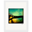 Underwater Flight Framed print 15x20 cm / 6x8″ White frame 10
