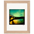Underwater Flight Framed print 15x20 cm / 6x8″ Wood frame 27