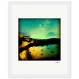 Underwater Flight Framed print 20x25 cm / 8x10″ White frame 14
