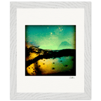 Underwater Flight Framed print 20x25 cm / 8x10″ White frame 13