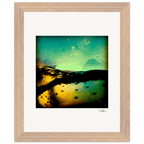 Underwater Flight Framed print 20x25 cm / 8x10″ Wood frame 29