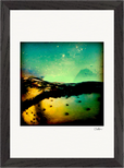 Underwater Flight Framed print 21x29.7 cm / 8x12" Black frame 38