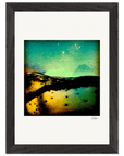 Underwater Flight Framed print 21x29.7 cm / 8x12" Black frame 38