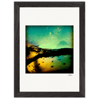 Underwater Flight Framed print 21x29.7 cm / 8x12" Black frame 38