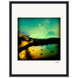 Underwater Flight Framed print 27x35 cm / 11x14″ Black frame 50