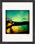 Underwater Flight Framed print 27x35 cm / 11x14″ Black frame 35