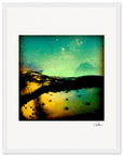 Underwater Flight Framed print 27x35 cm / 11x14″ White frame 9