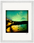Underwater Flight Framed print 27x35 cm / 11x14″ White frame 12