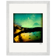 Underwater Flight Framed print 27x35 cm / 11x14″ White frame 12