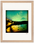 Underwater Flight Framed print 27x35 cm / 11x14″ Wood frame 22