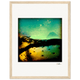 Underwater Flight Framed print 27x35 cm / 11x14″ Wood frame 25
