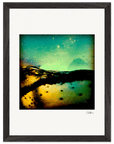 Underwater Flight Framed print 30x40 cm / 12x16″ Black frame 44