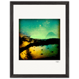 Underwater Flight Framed print 30x40 cm / 12x16″ Black frame 44