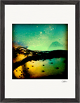Underwater Flight Framed print 30x40 cm / 12x16″ Black frame 44