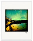 Underwater Flight Framed print 30x40 cm / 12x16″ White frame 16