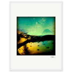 Underwater Flight Framed print 30x40 cm / 12x16″ White frame 16