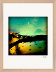 Underwater Flight Framed print 30x40 cm / 12x16″ Wood frame 24