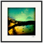 Underwater Flight Framed print 40x40 cm / 16x16″ Black frame 48