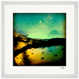 Underwater Flight Framed print 40x40 cm / 16x16″ White frame 10
