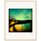 Underwater Flight Framed print 40x50 cm / 16x20″ Wood frame 18