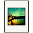 Underwater Flight Framed print 45x60 cm / 18x24″ Black frame 44