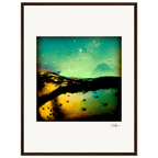 Underwater Flight Framed print 45x60 cm / 18x24″ Dark wood frame 39