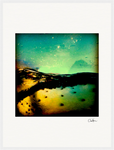 Underwater Flight Framed print 45x60 cm / 18x24″ White frame 6
